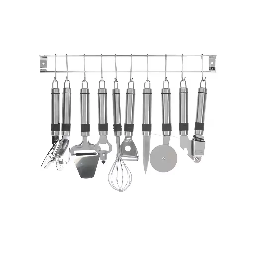 Kochbesteck-Set – 9-teiliges Küchenhelferset aus Edelstahl