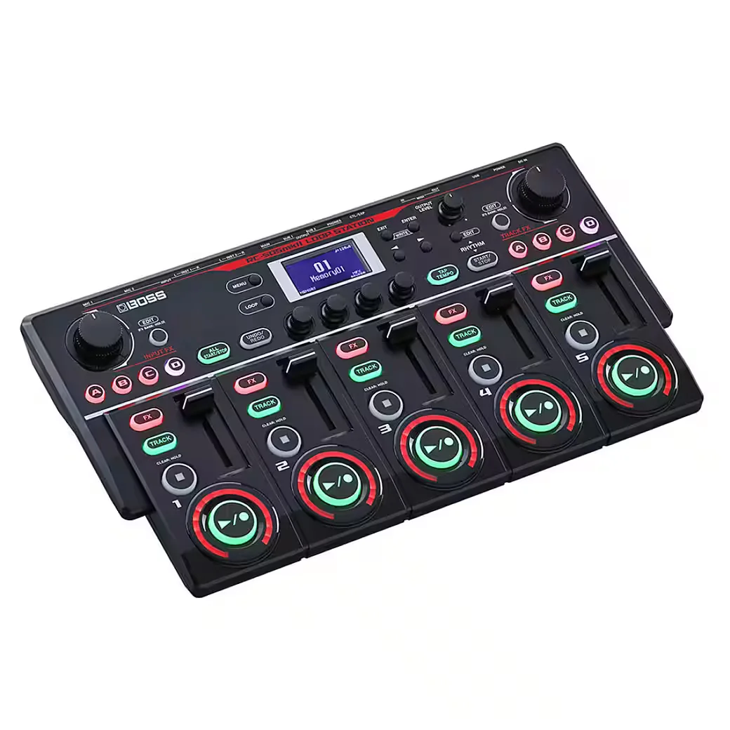 Boss RC-505 MK II Loop Station Looper Mischpult Bundle mit Kopfhörer