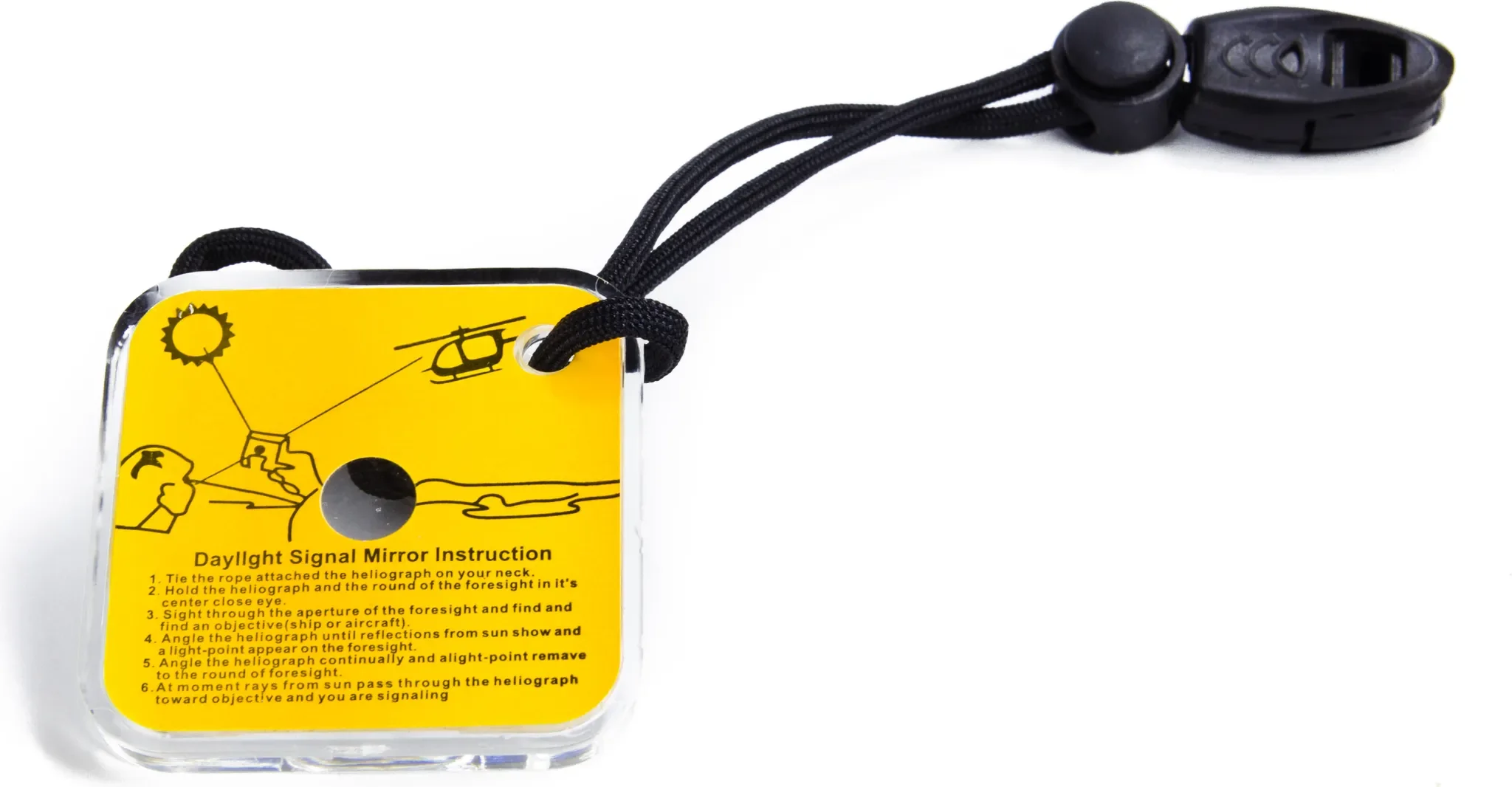 Signalspiegel mit Schlaufe – Survival Rettungsspiegel
