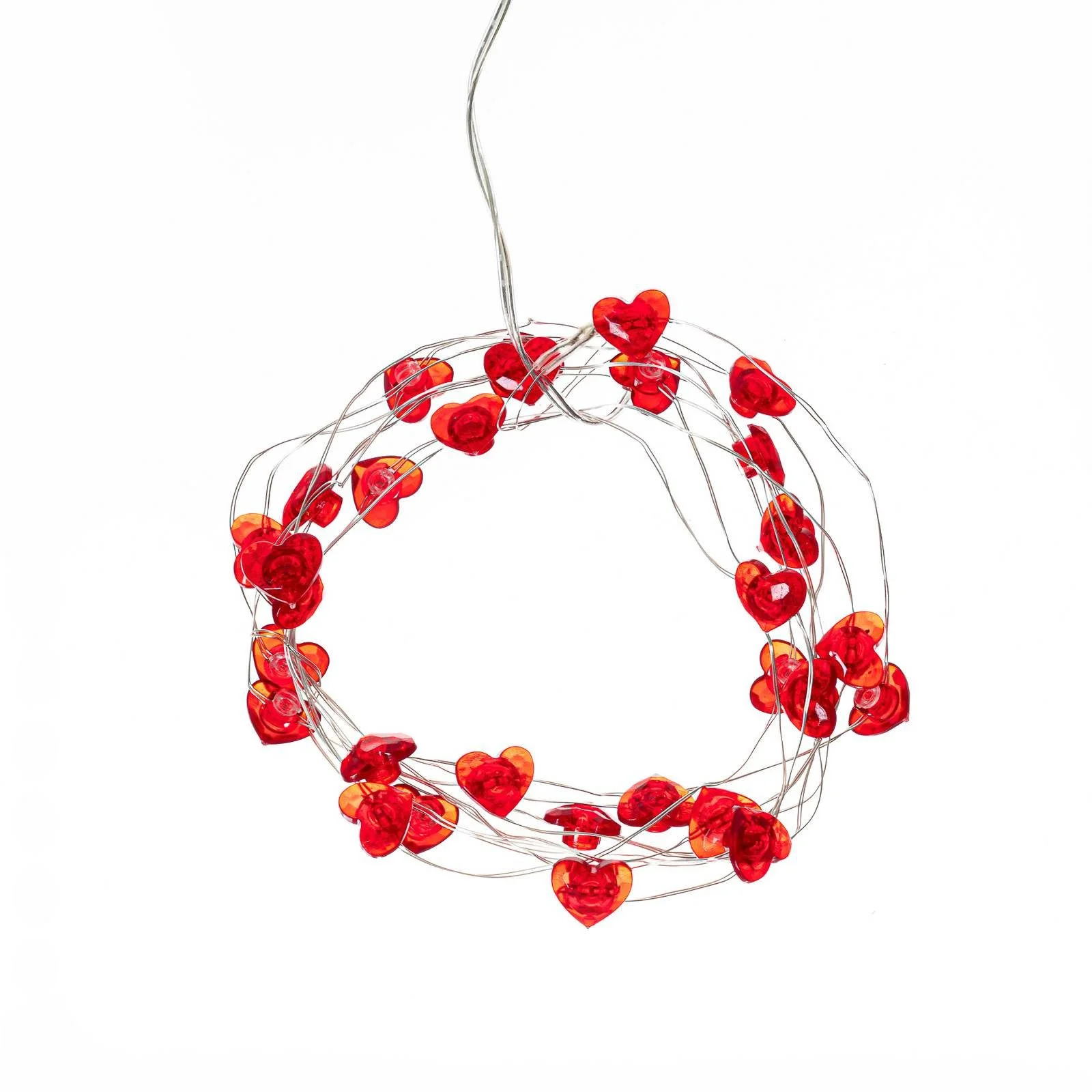 LED-Lichterkette „Titciana“ – Herzdesign, Rot