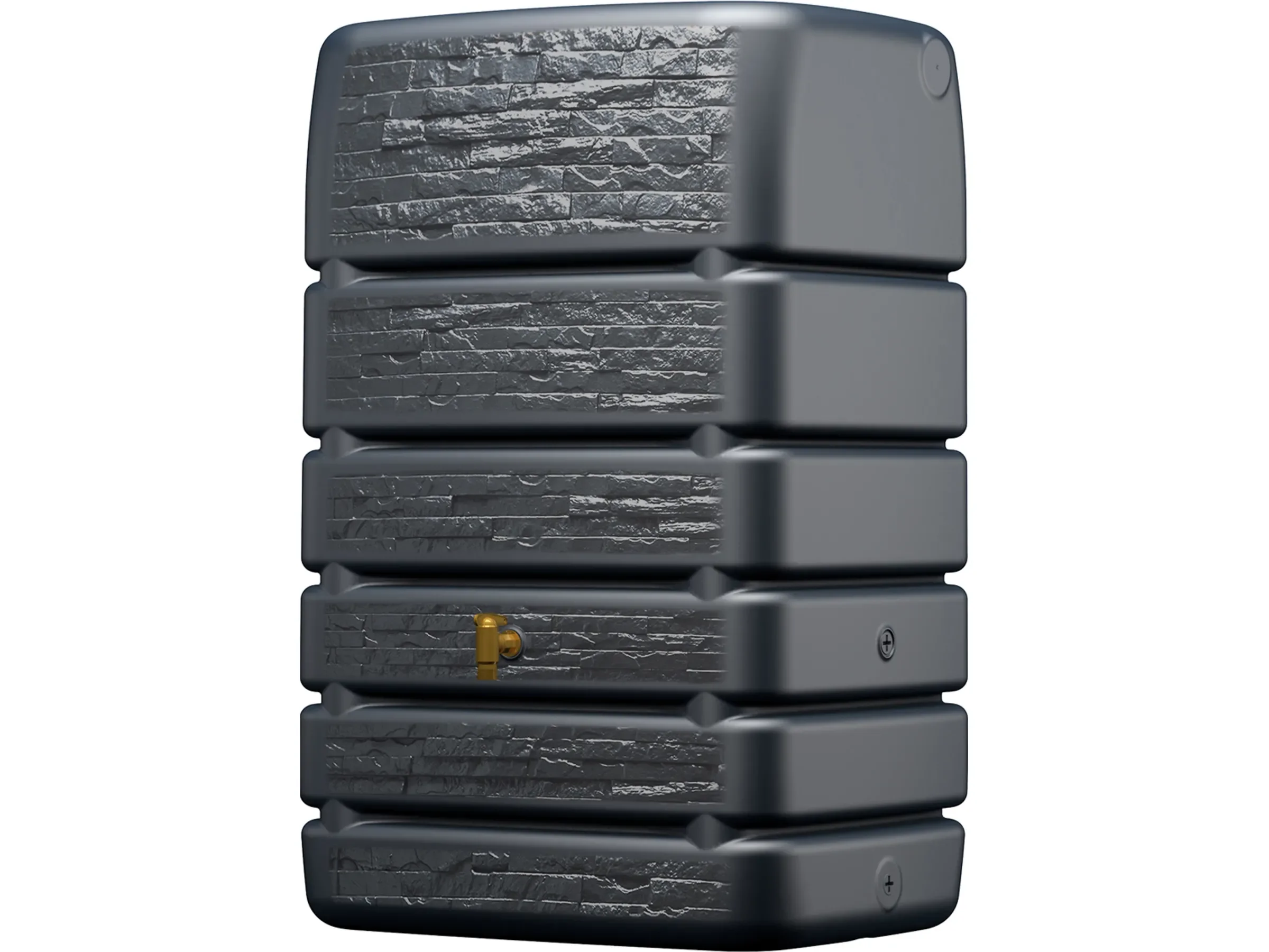 4Rain Slim Stone Decor 510L Regentonne Wandtank Graphit 211840