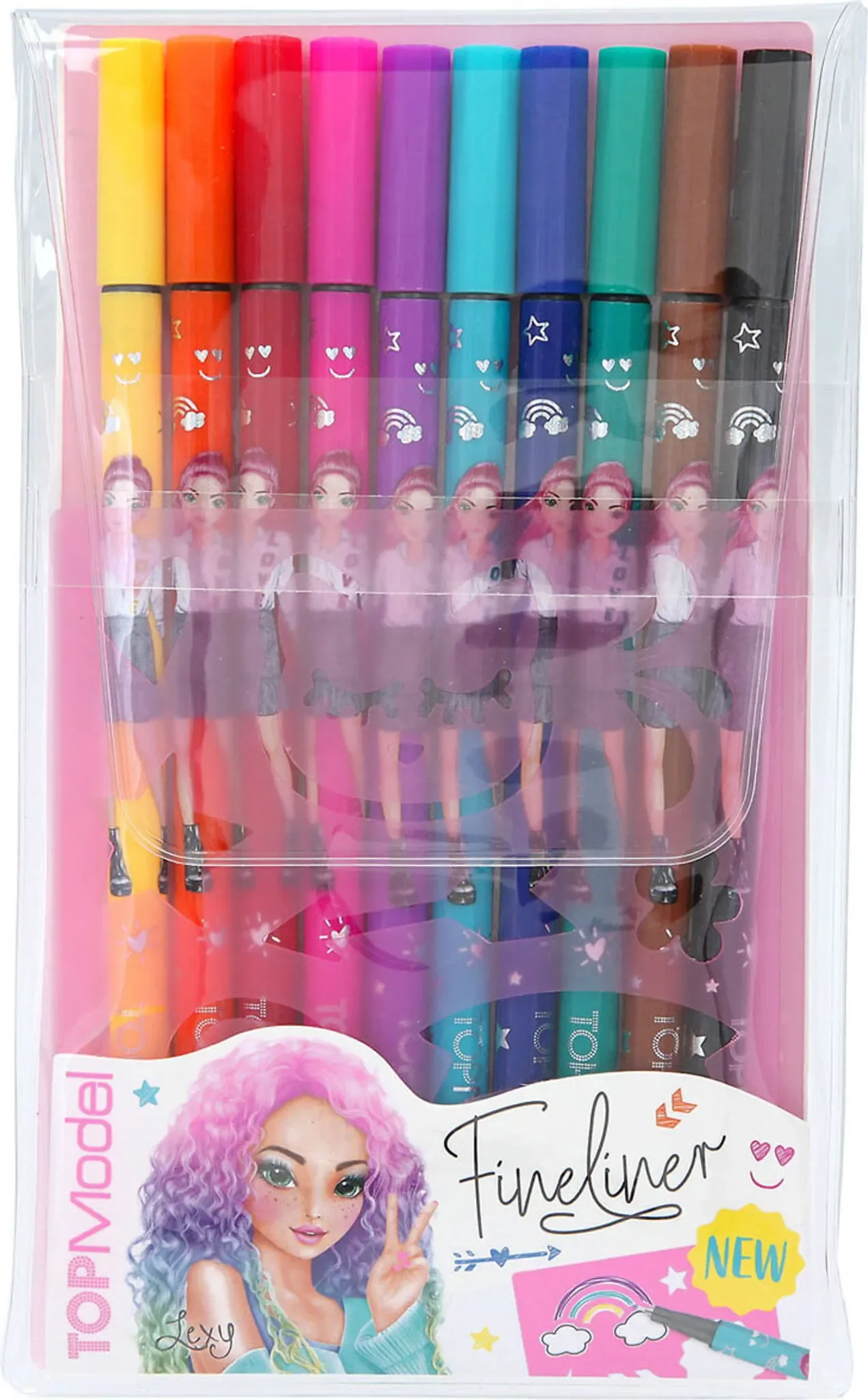 Depesche TOPModel Fineliner Set – 10 Farben
