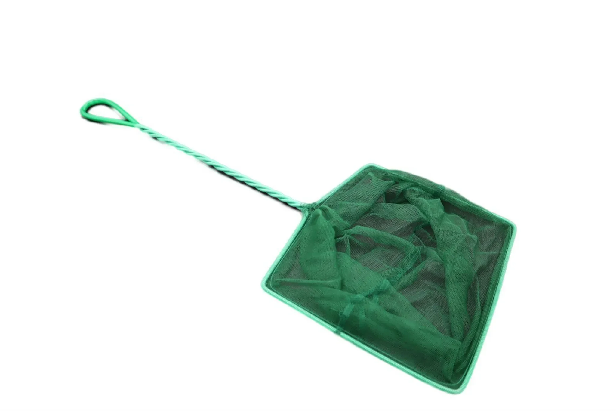 Aquarienkescher Fischfangnetz – Grün, 25×20 cm