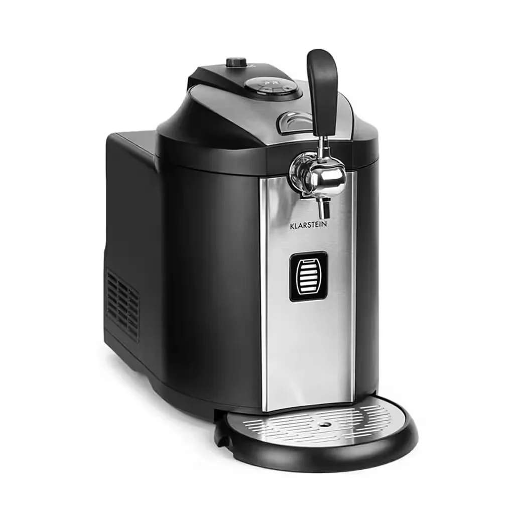 Beerkules Bierzapfanlage 5 L Fässer Kompressor 120 W 4h Kühlung